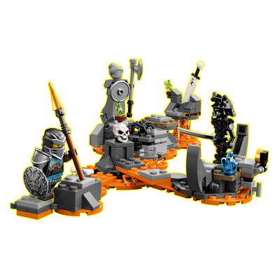 LEGO 71721 NINJAGO Skull Sorcerers Dragon Building Set & Board Game w/6 Figures