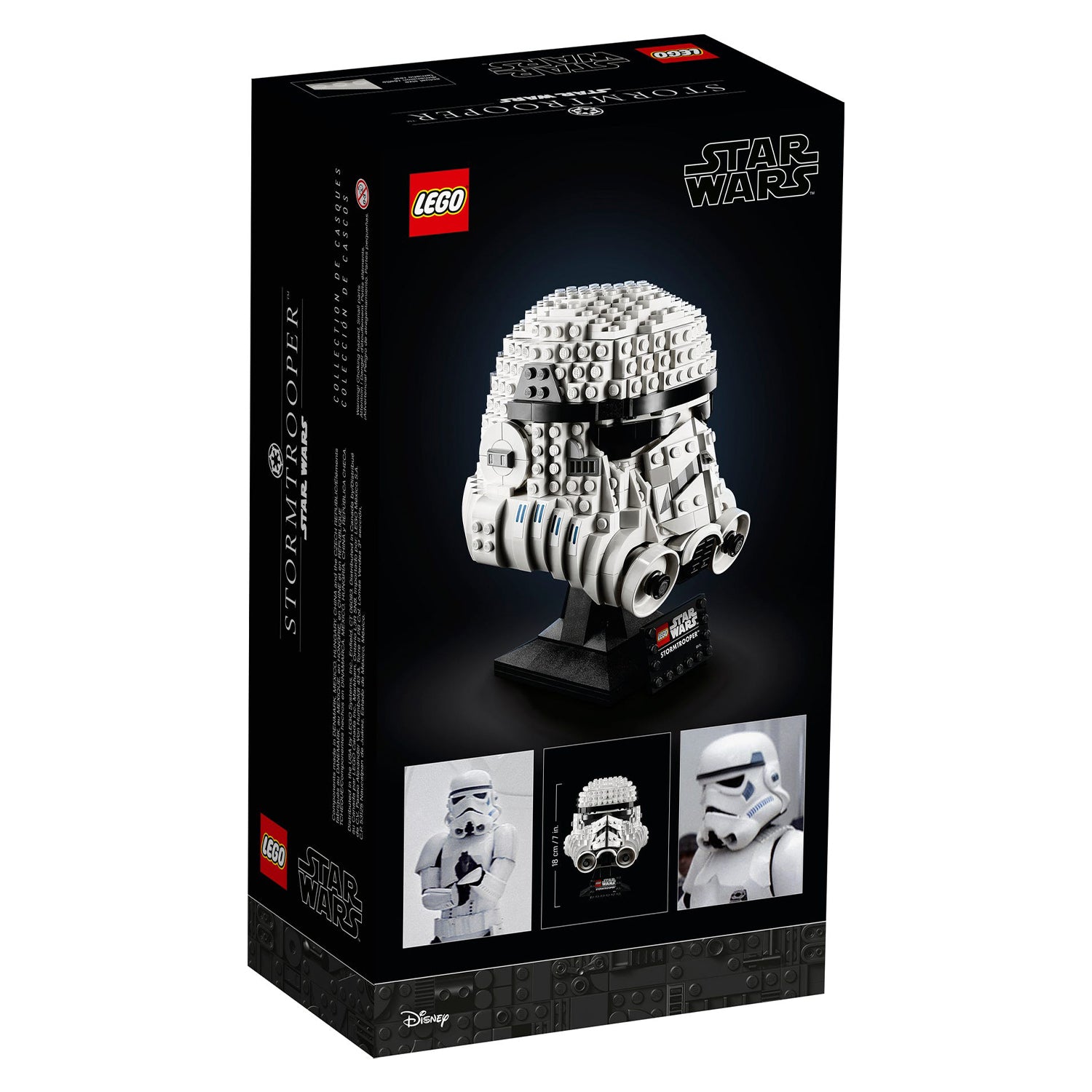 LEGO Star Wars 75276 Stormtrooper Helmet 647 Piece Interlocking Block Model Kit