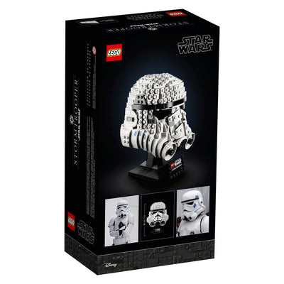 LEGO Star Wars 75276 Stormtrooper Helmet 647 Piece Interlocking Block Model Kit