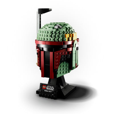 LEGO Star Wars 75277 Boba Fett Helmet Collectible Block Building Set, 625 Pieces