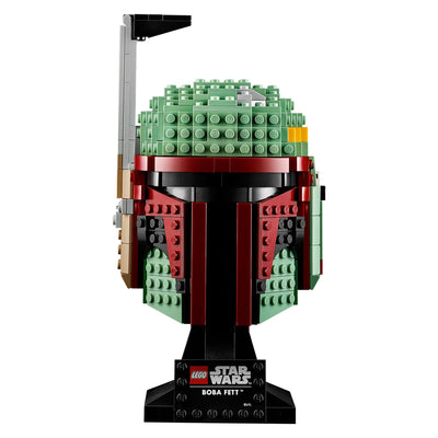 LEGO Star Wars 75277 Boba Fett Helmet Collectible Block Building Set, 625 Pieces