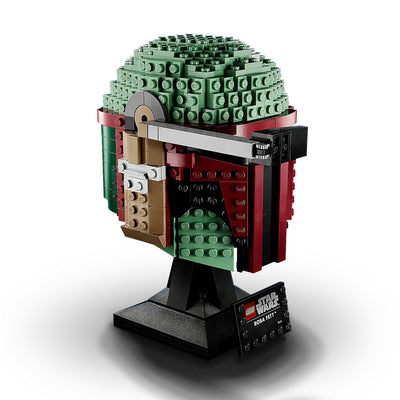 LEGO Star Wars 75277 Boba Fett Helmet Collectible Block Building Set, 625 Pieces