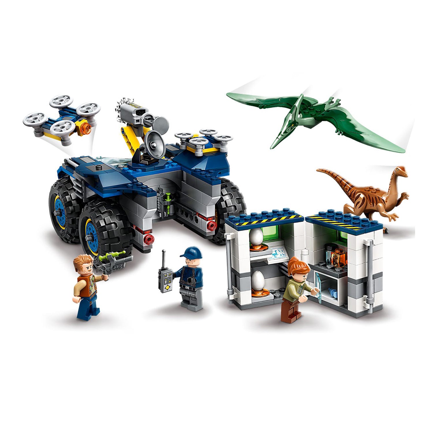 LEGO Jurassic World 75940 Gallimimus and Pteranodon Breakout Block Building Set