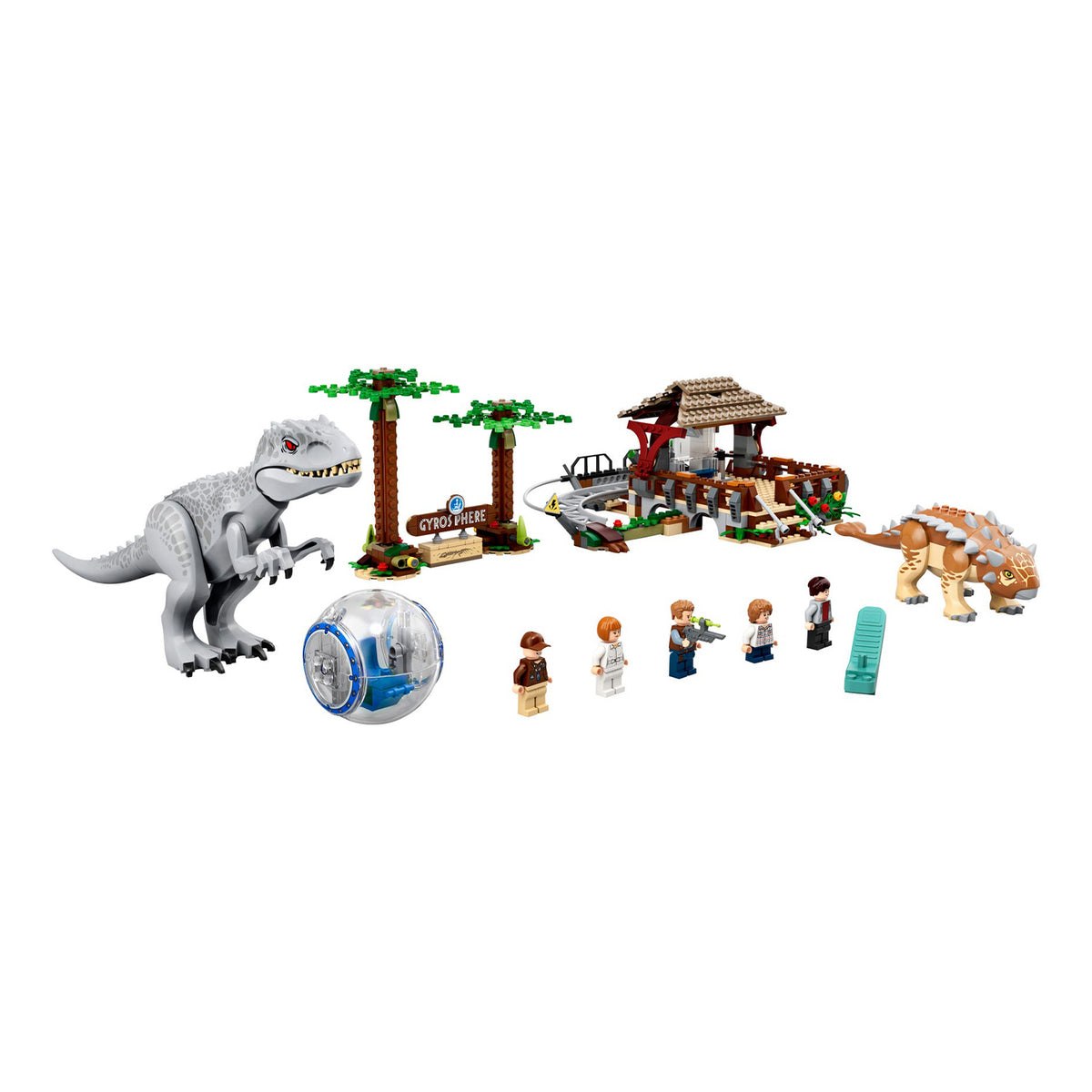 LEGO Jurassic World Indominus Rex Vs. Ankylosaurus Set (537 Pieces) (Open Box)