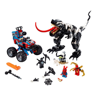 LEGO  Marvel Spider Man Venomosaurus Ambush Building Block Set Venom (Open Box)