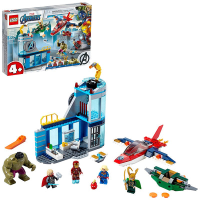LEGO Marvel Avengers Wrath of Loki Playset with 5 Figures 2 Vehicles (Open Box)