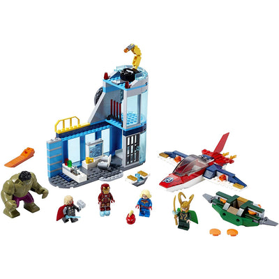 LEGO Marvel Avengers Wrath of Loki Playset with 5 Figures 2 Vehicles (Open Box)