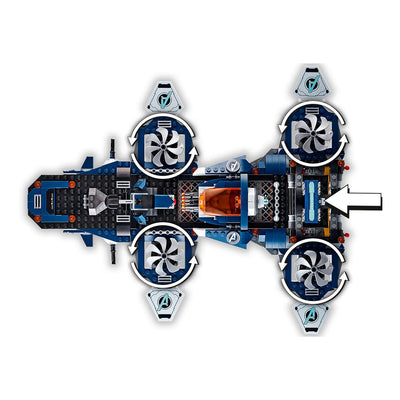 LEGO 76153 Marvel Avengers Helicarrier Block Kit w/ Iron Man & Thor (1244 Piece)