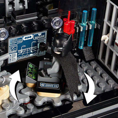 LEGO 76160 Batman Mobile Bat Base Block Building Set & 6 Minifigures, 743 Pieces