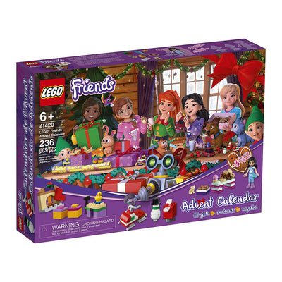 LEGO Friends 41420 Advent Calendar 236 Piece Set with Mini Figures & Accessories