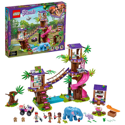 LEGO Friends 41424 Jungle Rescue Base Treehouse Set w/ Dolls & Animal Figures