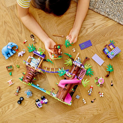 LEGO Friends 41424 Jungle Rescue Base Treehouse Set w/ Dolls & Animal Figures
