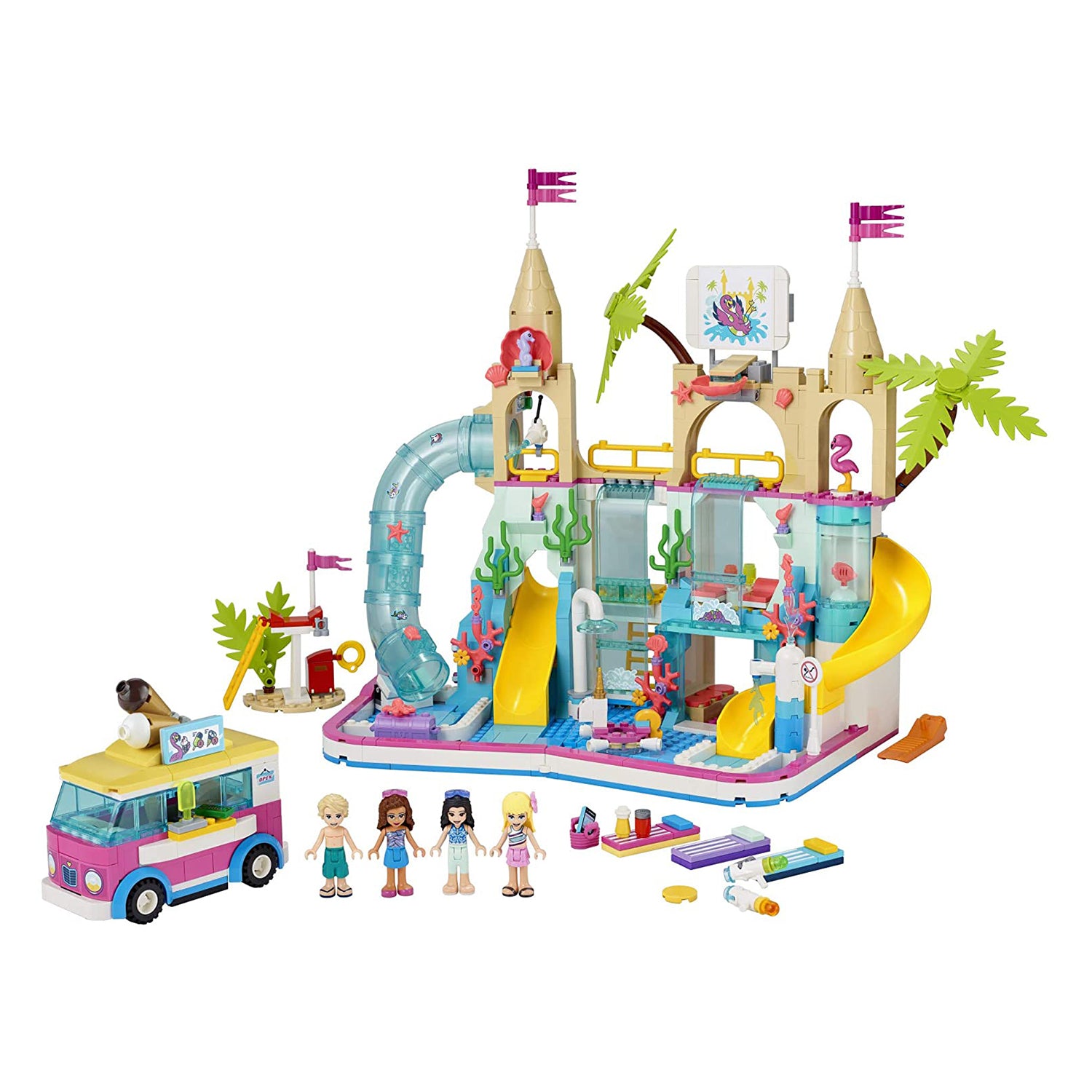 LEGO Friends 41430 Summer Fun Water Park Block Building Playset (1001 Pieces)