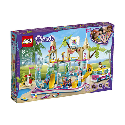 LEGO Friends Summer Water Park Block Building Playset (1001 Pieces) (Open Box)