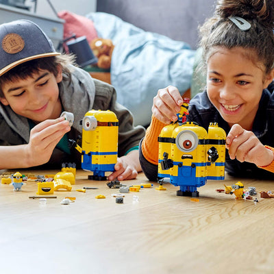 LEGO 75551 Brick Built Minions and Their Lair Building Block Kit (876 Pieces)