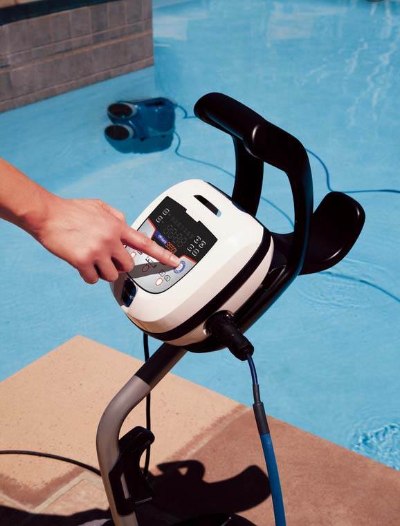Polaris Robotic Inground 4WD Swimming Pool Cleaner w/ Remote & Caddy (Open Box)