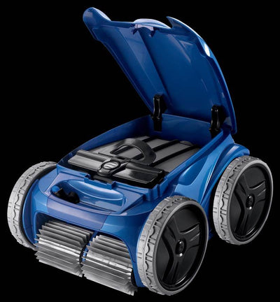 Polaris Robotic Inground 4WD Swimming Pool Cleaner w/ Remote & Caddy (Open Box)