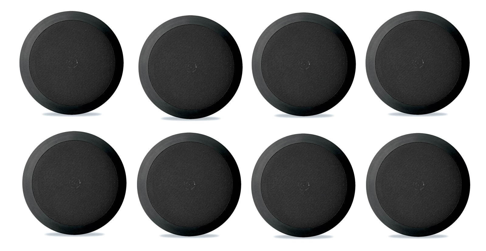 8) NEW Pyle PDIC81RDBK 250W 8 Inch Flush In-Wall In-Ceiling Speakers - VMInnovations