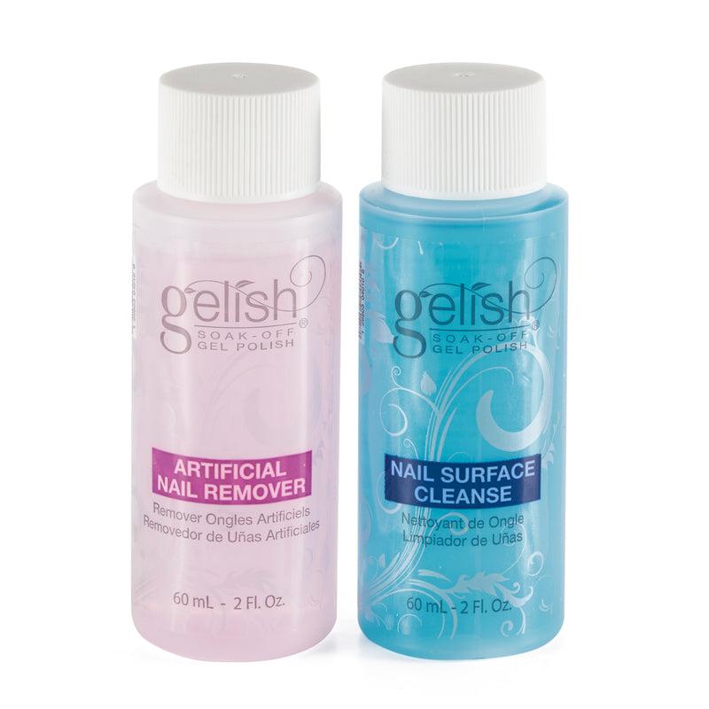 Gelish Pro Kit Salon Professional Gel Polish Set w/ Matte & Gloss Clear Coat