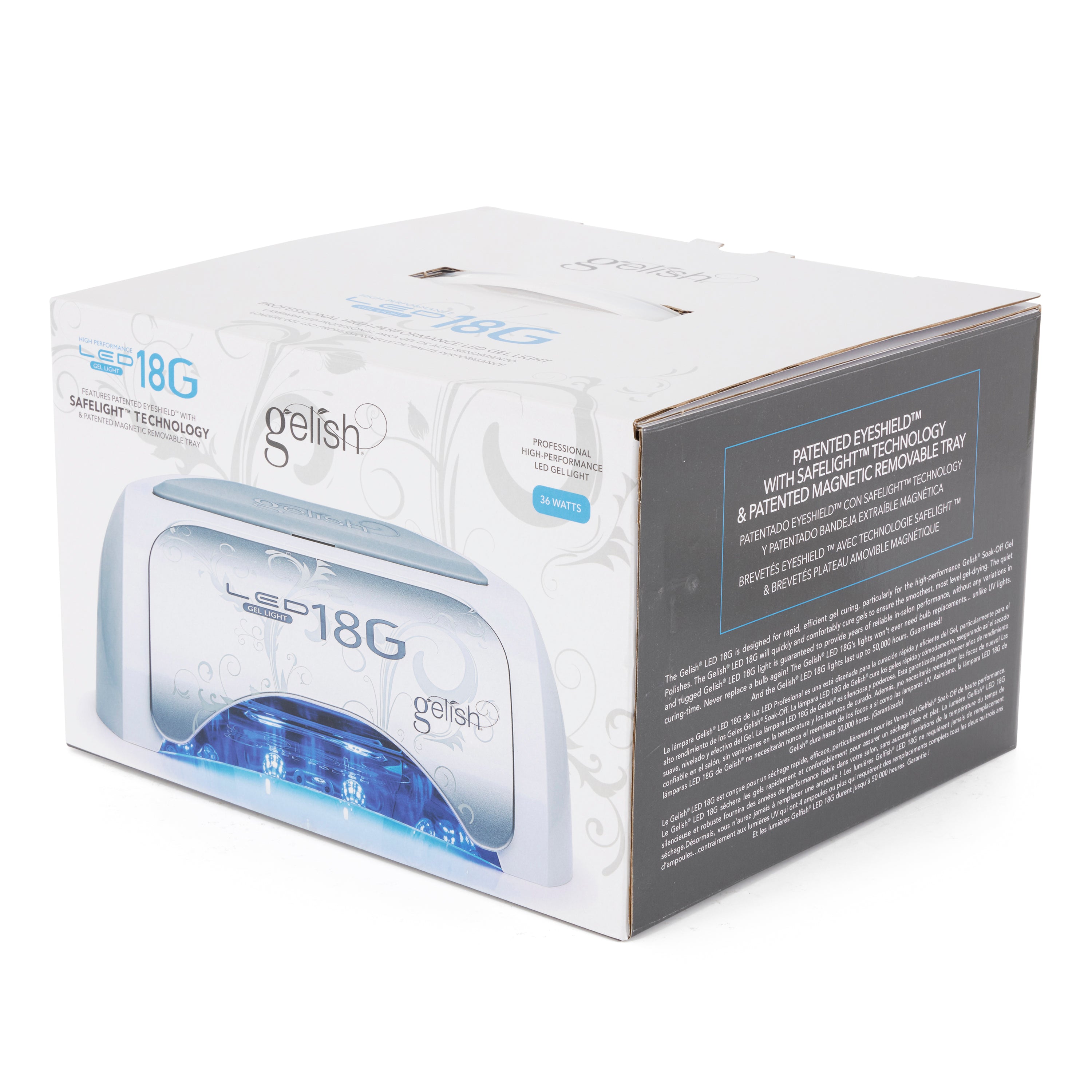 Gelish Manicure Kit w/ 18G LED Curing Light, Terrific Trio & Best Sellers Polish - VMInnovations