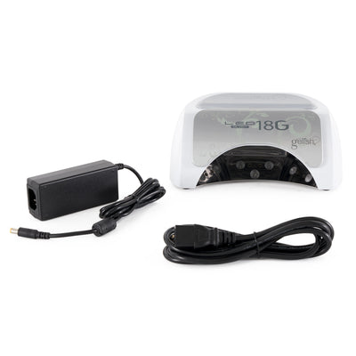 Gelish Manicure Kit w/ 18G LED Curing Light, Terrific Trio & Americana Polishes - VMInnovations