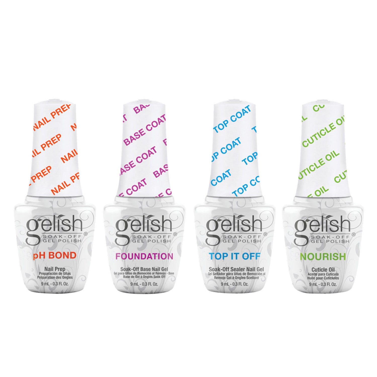 Gelish Mini Fantastic Four Essentials, Mini Summer Collection, & LED Light Lamp - VMInnovations