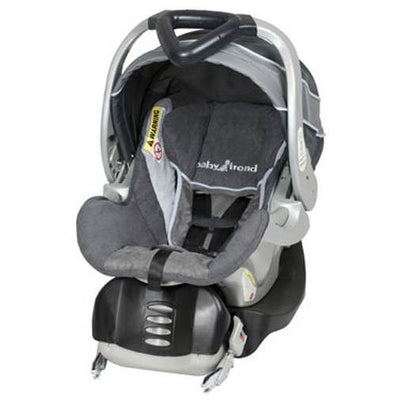 Baby Trend Flex Loc Infant Baby Car Seat with Base - Grey Mist-Open box