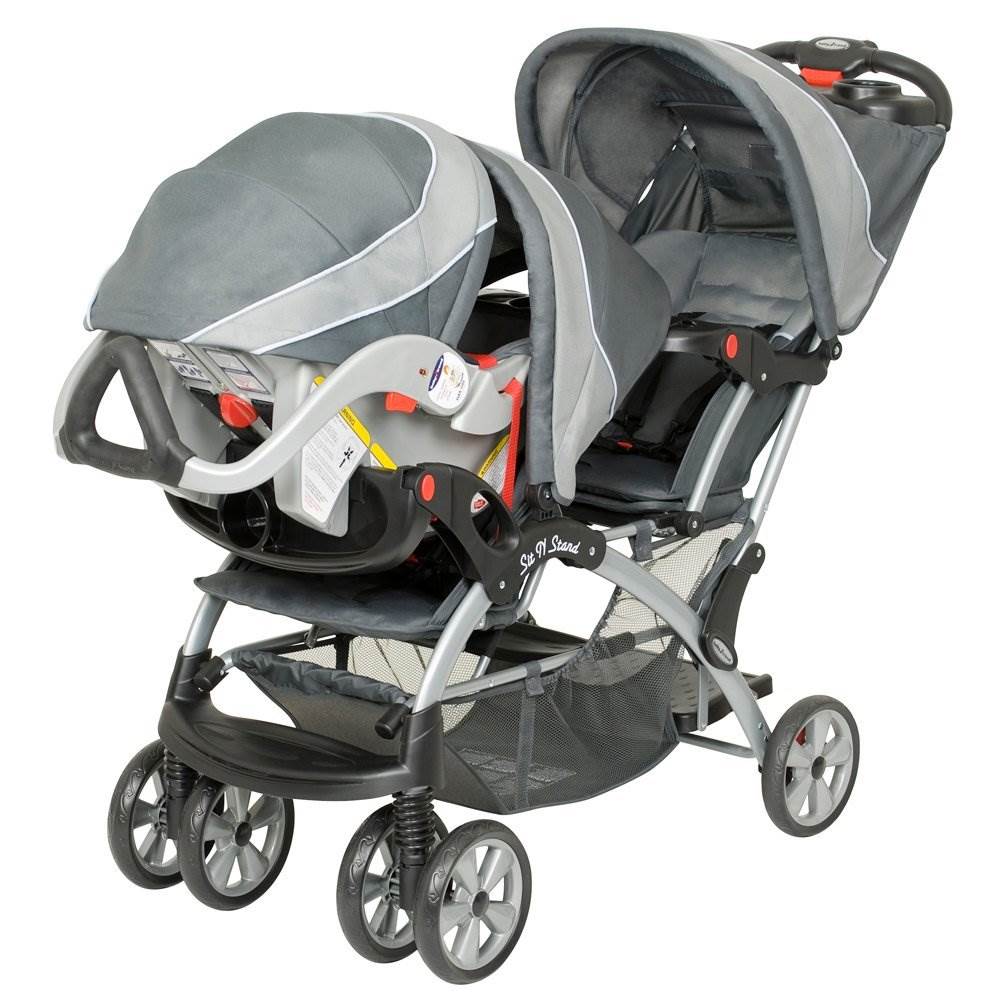 Baby Trend Sit N Stand Double Twin Baby Toddler Stroller - SS76052 - Open Box