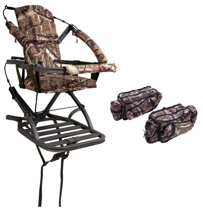 Summit Mini Viper SD 81124 Deer Hunting Self Climbing Treestand + Storage Bags