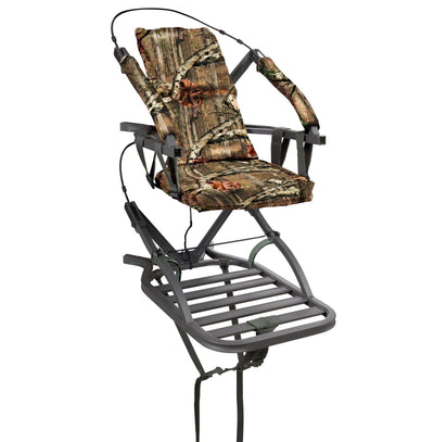 Summit Cobra SD Open Front Deer Hunting Self Climbing Treestand + Storage Bags
