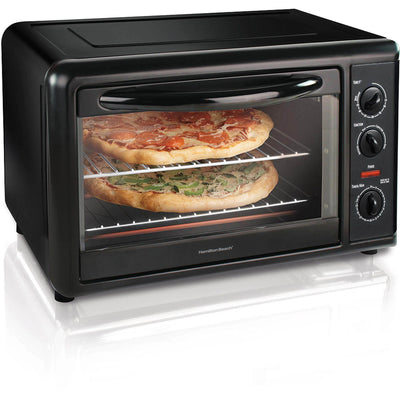 Hamilton Beach Countertop Toaster Oven with Convection Black | 31121A (Open Box)