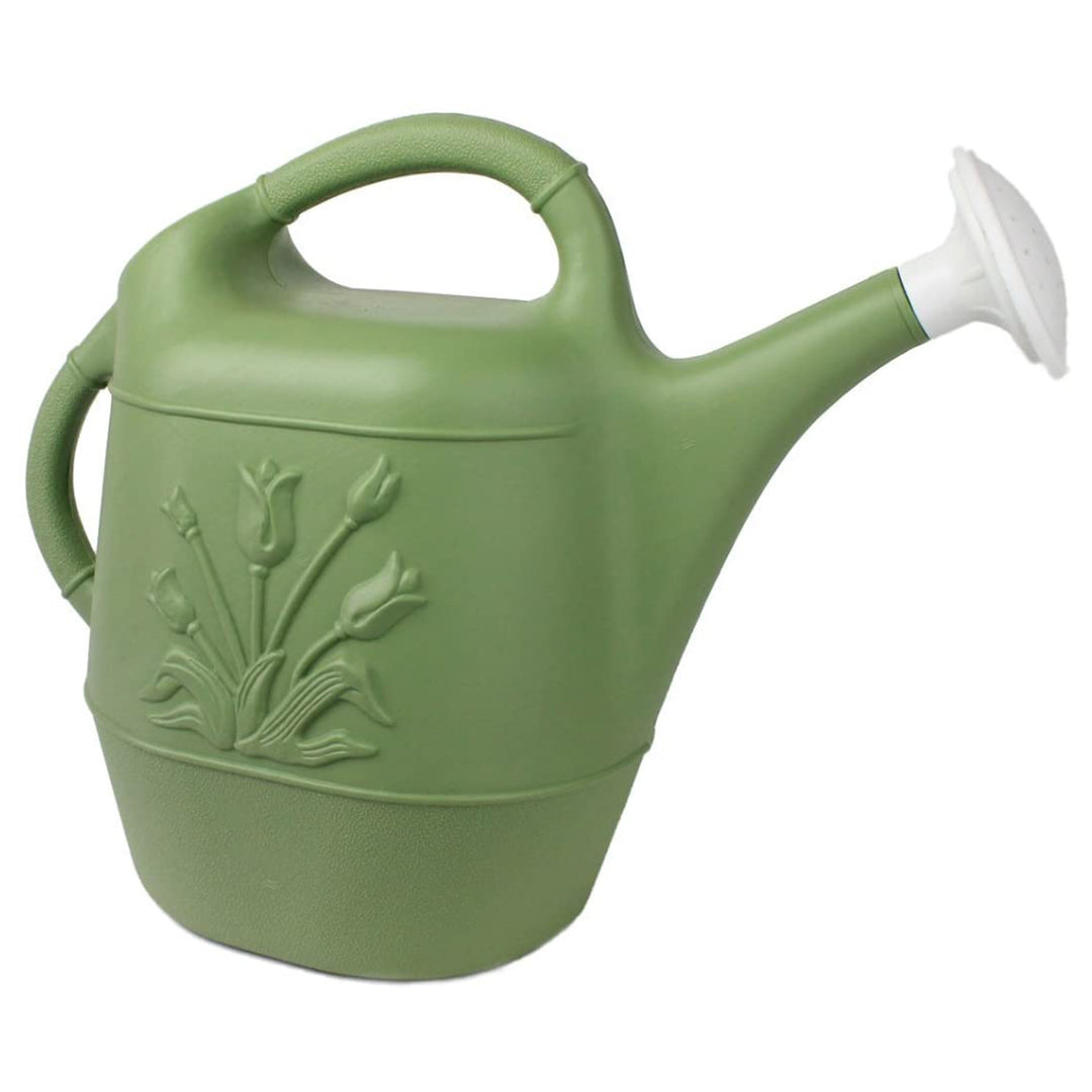 Union Products Plants & Garden 2 Gal Plastic Watering Can, Sage Green (Open Box)