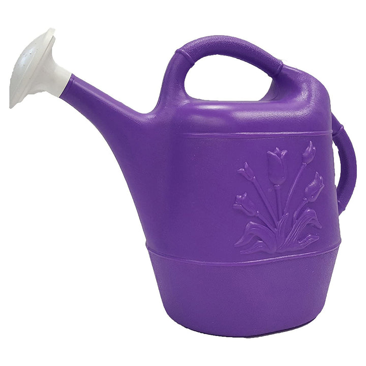 Union Products 63068 2 Gallon Plastic Plant Watering Can, Purple (Open Box)