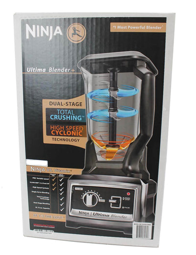 Ninja Ultima Plus 1500W 2.5HP High-Speed Dual Stage 72-Oz Blender (Open Box)