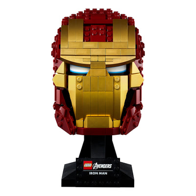 LEGO Avengers 76165 Iron Man Helmet Collectible Block Building Set (480 Pieces)
