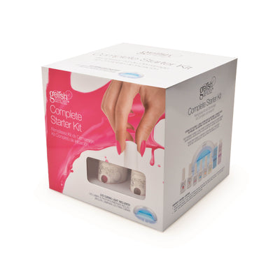 Gelish Harmony Complete LED Gel Nail Soak Off Polish Kit + Free Portable Light