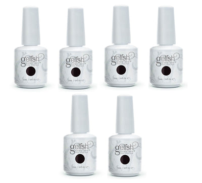 6) Gelish Harmony Pumps or Cowboy Boots 15mL .5oz Gel LED Nail Polish Bottles