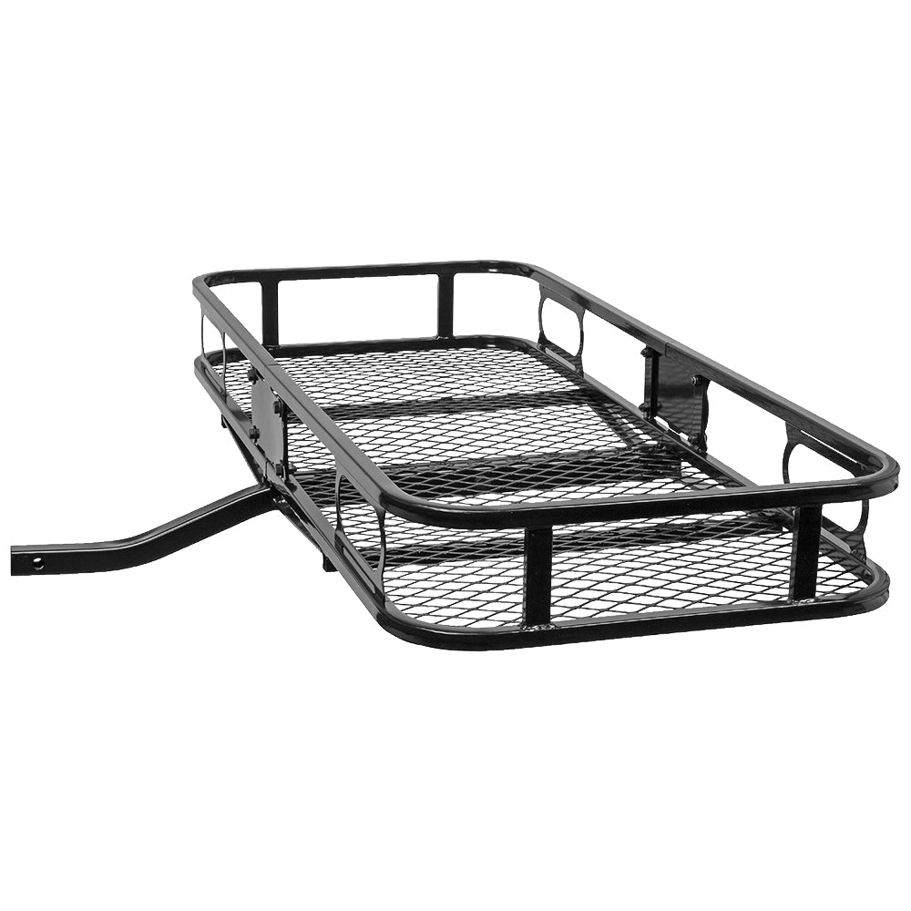 Pro Series 63155 300 lb Capacity Rambler Hitch Powder Coat Cargo Carrier, Black - VMInnovations