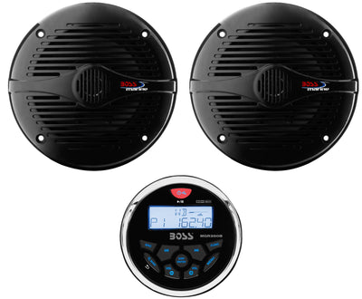Boss Audio MGR350B 3" Gauge Marine MP3/Radio Stereo Bluetooth Atv Boat Receiver