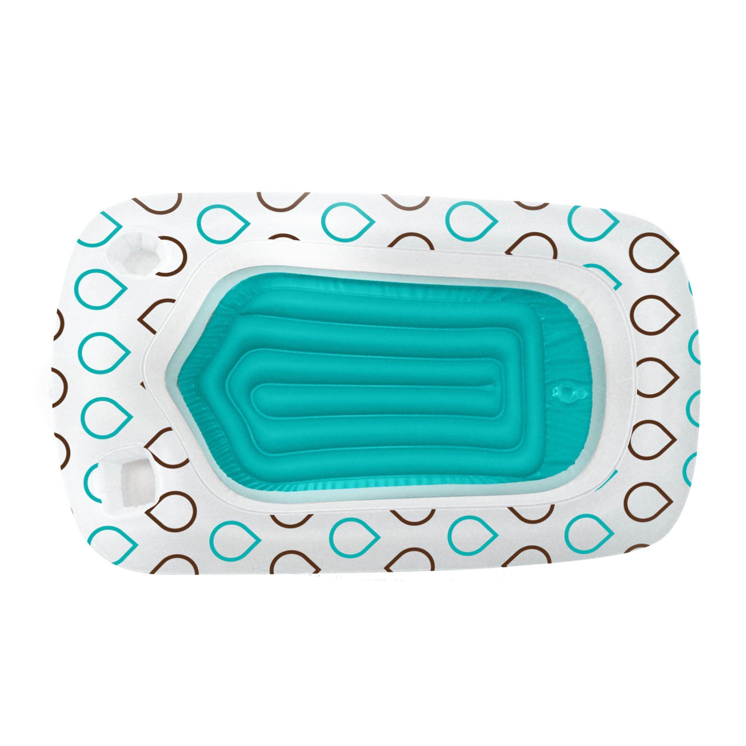 Shrunks Classic Inflatable Travel Infant Toddler Bath Tub w/ Headrest - Open Box