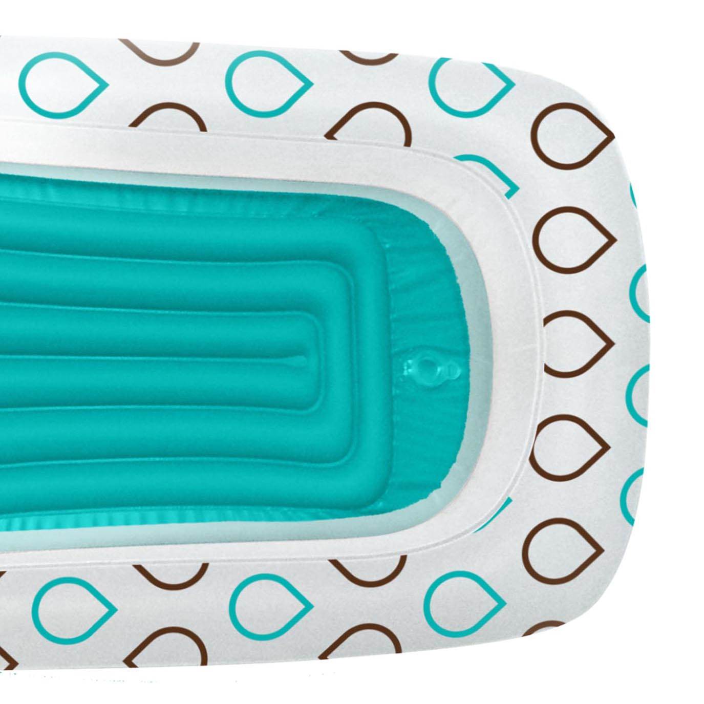 Shrunks Classic Inflatable Travel Infant Toddler Bath Tub w/ Headrest - Open Box