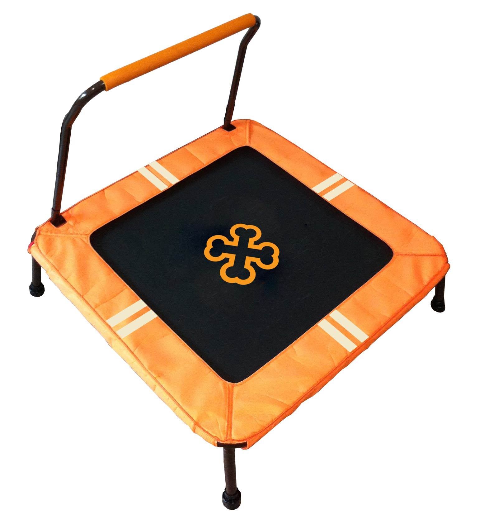 Shrunks Kids Slip-Resistant Mini Safety Trampoline w/ Hold-on Crossbar -Open Box