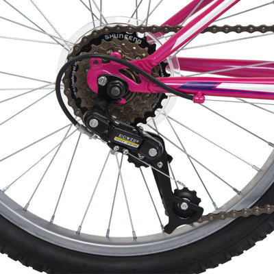 Huffy Granite 20 Inch Steel Hardtail Frame Girl's 5 Speed Mountain Bike (Used)