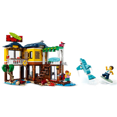 LEGO Creator 3in1 31118 Surfer Beach House 564 Piece Block Building Set for Kids