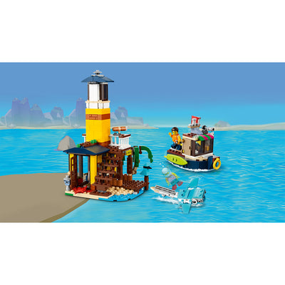 LEGO Creator 3in1 31118 Surfer Beach House 564 Piece Block Building Set for Kids