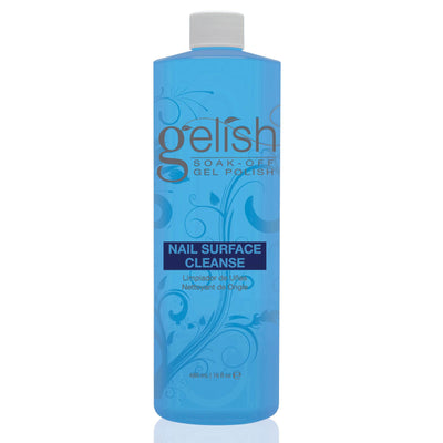 Gelish Nail Soak Off Surface Gel UV Top Coat Cleanser Bottle 480mL (16fl oz)