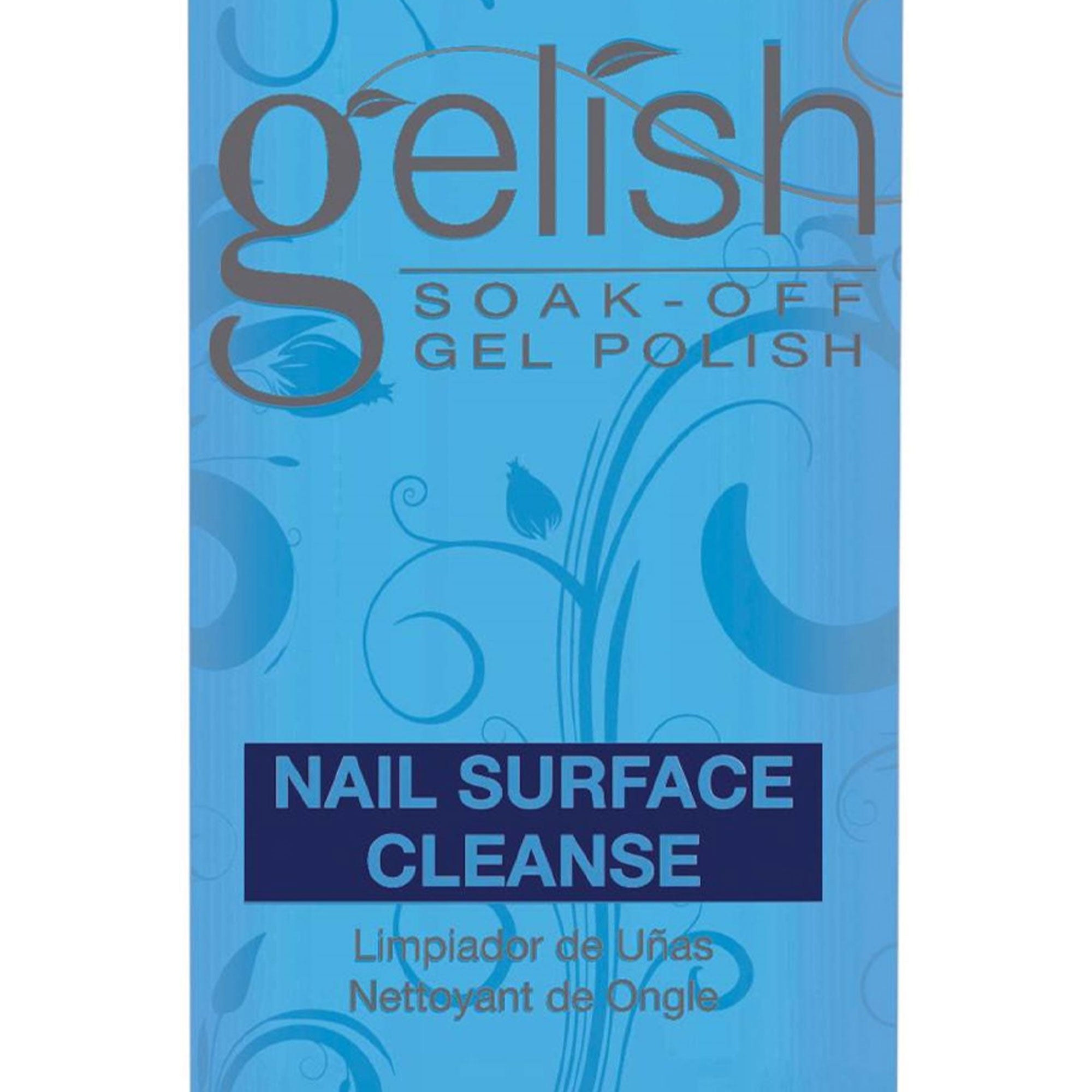 Gelish Nail Soak Off Surface Gel UV Top Coat Cleanser Bottle 480mL (16fl oz)