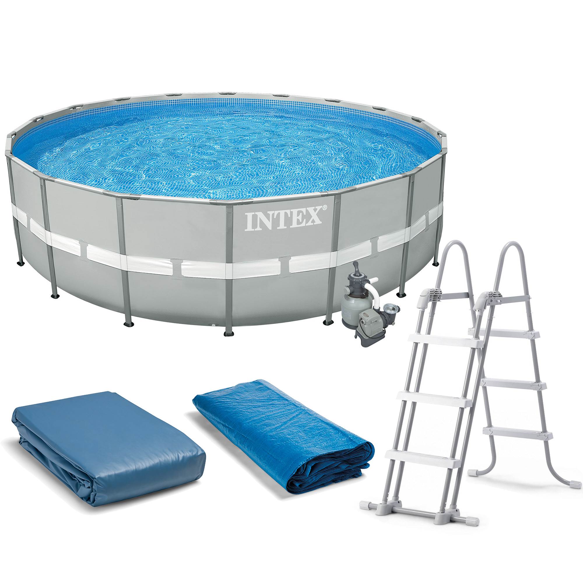 Intex 20' x 52" Ultra Frame Above Ground Swimming Pool Set w/ Pump (Open Box)