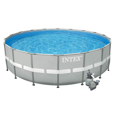 Intex 20' x 52" Ultra Frame Above Ground Swimming Pool Set w/ Pump (Open Box)
