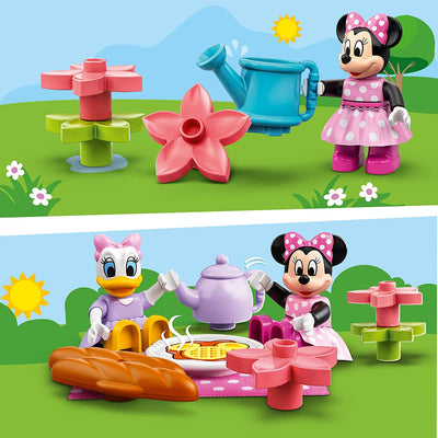 LEGO DUPLO Disney Minnie’s House & Café Dollhouse Building Toy, for Ages 2 & Up